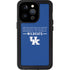 University of Kentucky Wildcats iPhone 15 Pro Waterproof Case